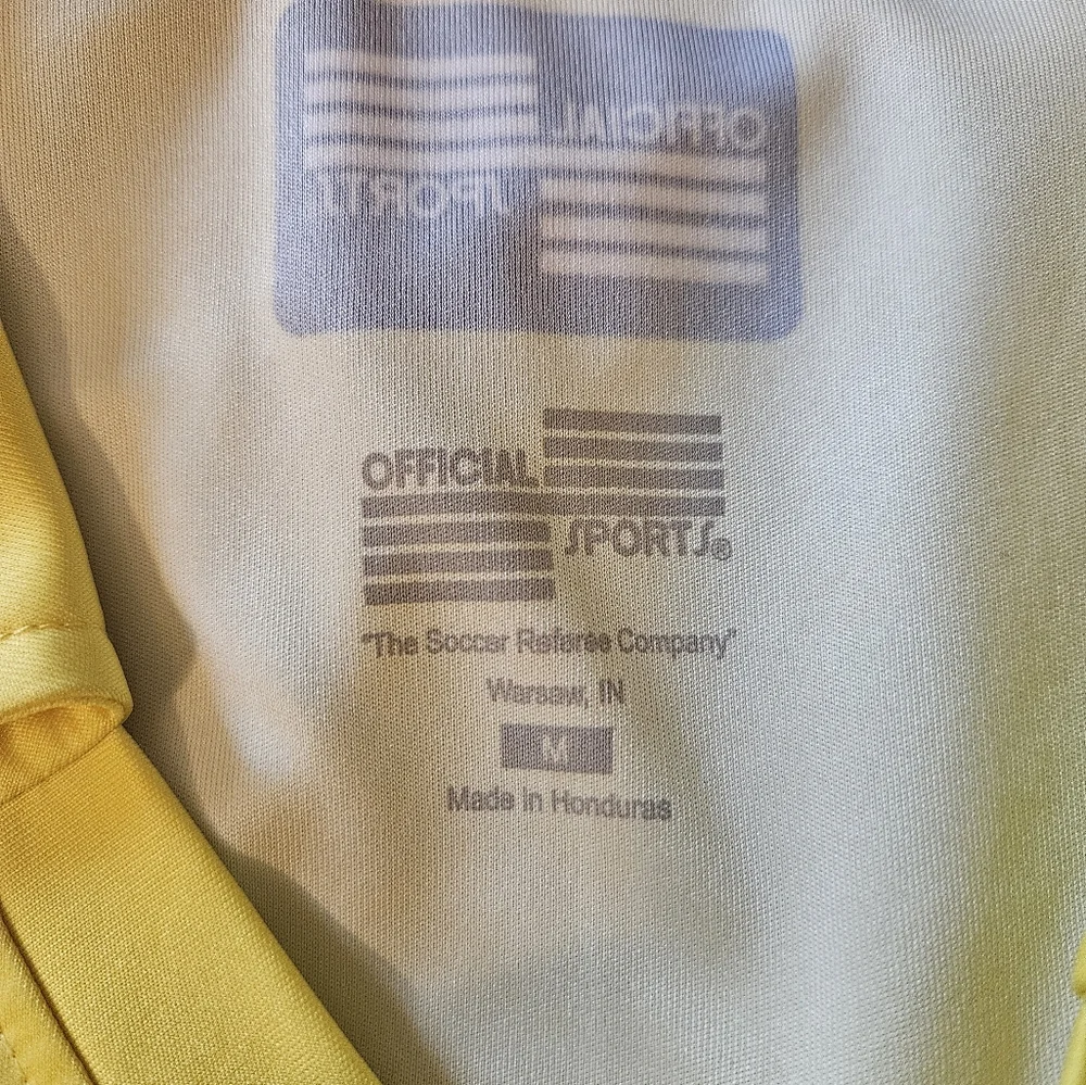 Yellow and Green Referee Kit US Soccer Federation - Picture 3 of 4